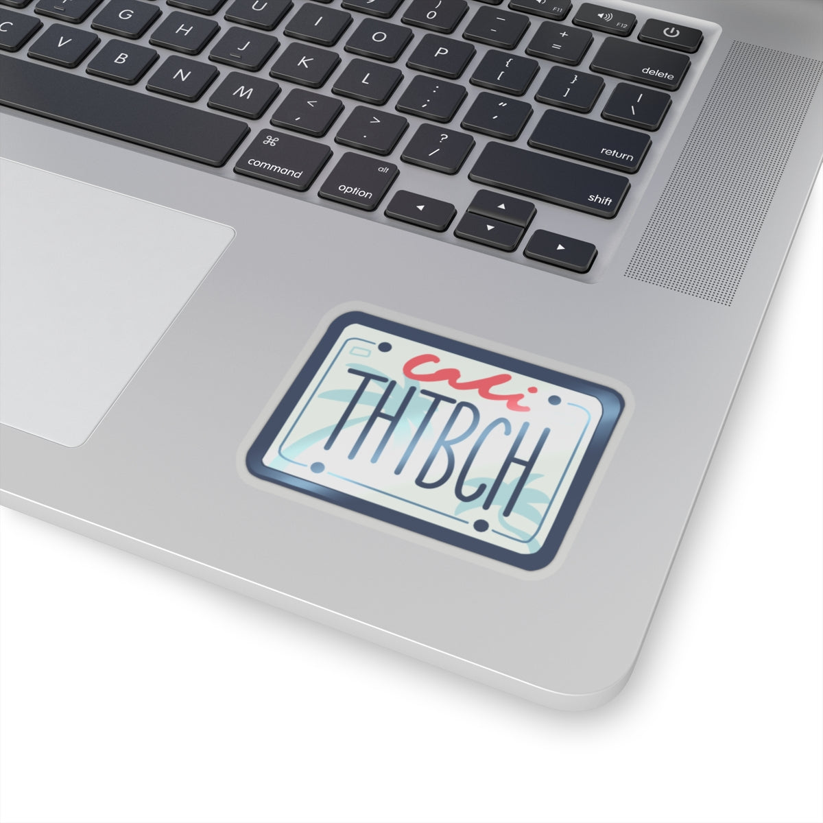 Cali Plate - Kiss Cut Stickers - Transparent or White